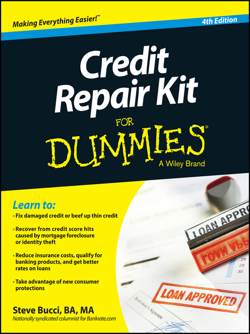 Title details for Credit Repair Kit For Dummies by Stephen R. Bucci - Wait list